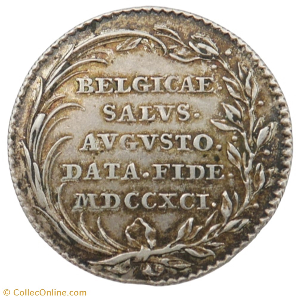 Jeton - Leopold II - 1791 monnaie mereaux jeton leopold ii 1791