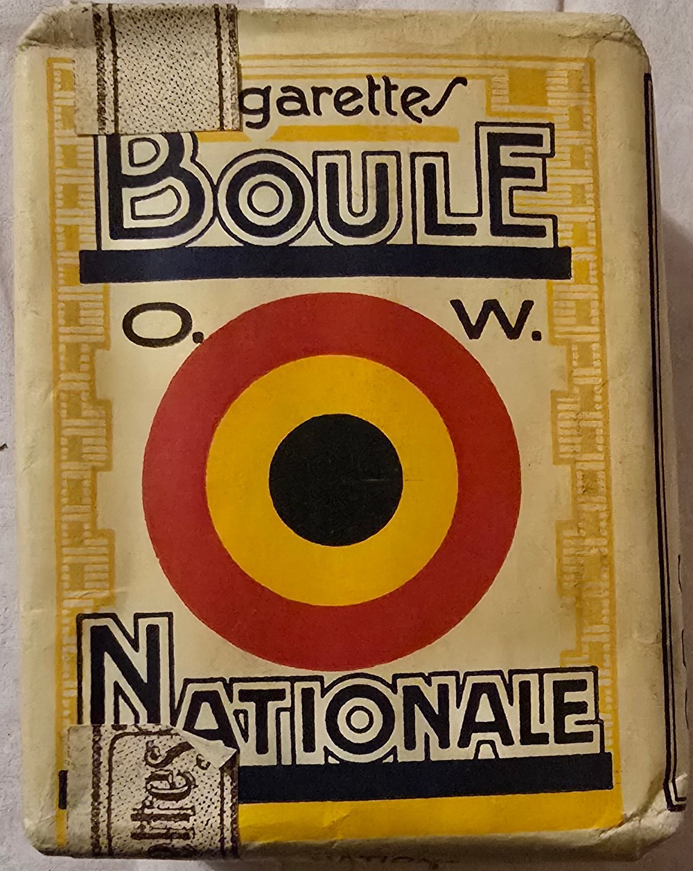 art de la table argenterie bistrot alimentation tabac paquet 25 cigarettes boule nationale 3 00 fr sie 435a