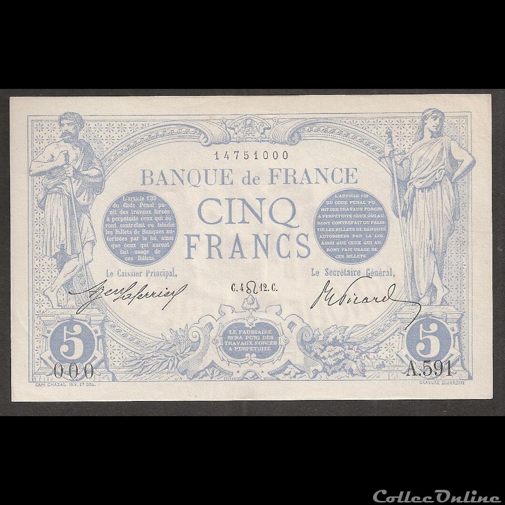 billet france diver 5 f bleu