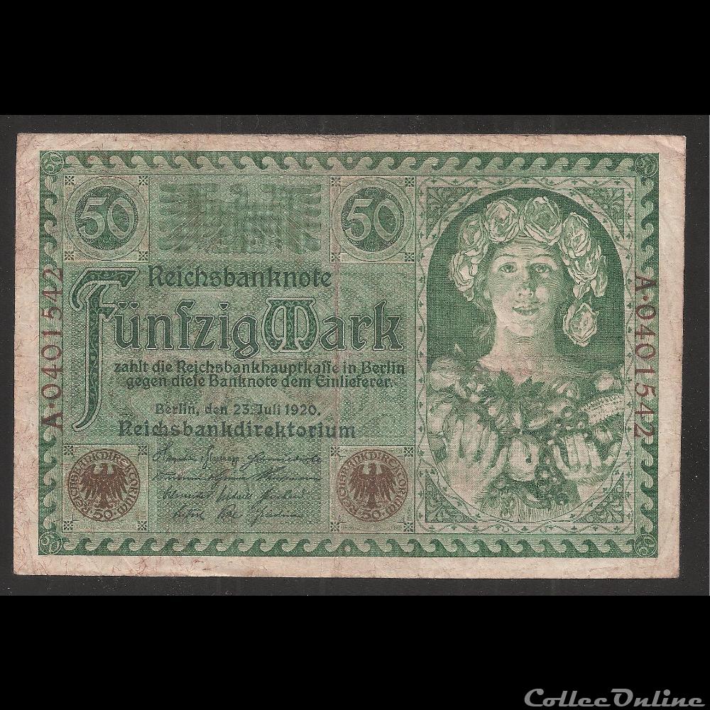P.68 billet allemagne p 68