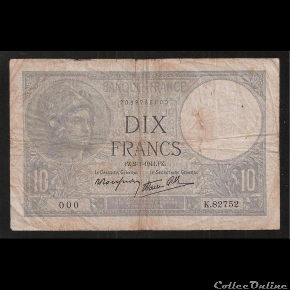 billet france diver 10 f minerve