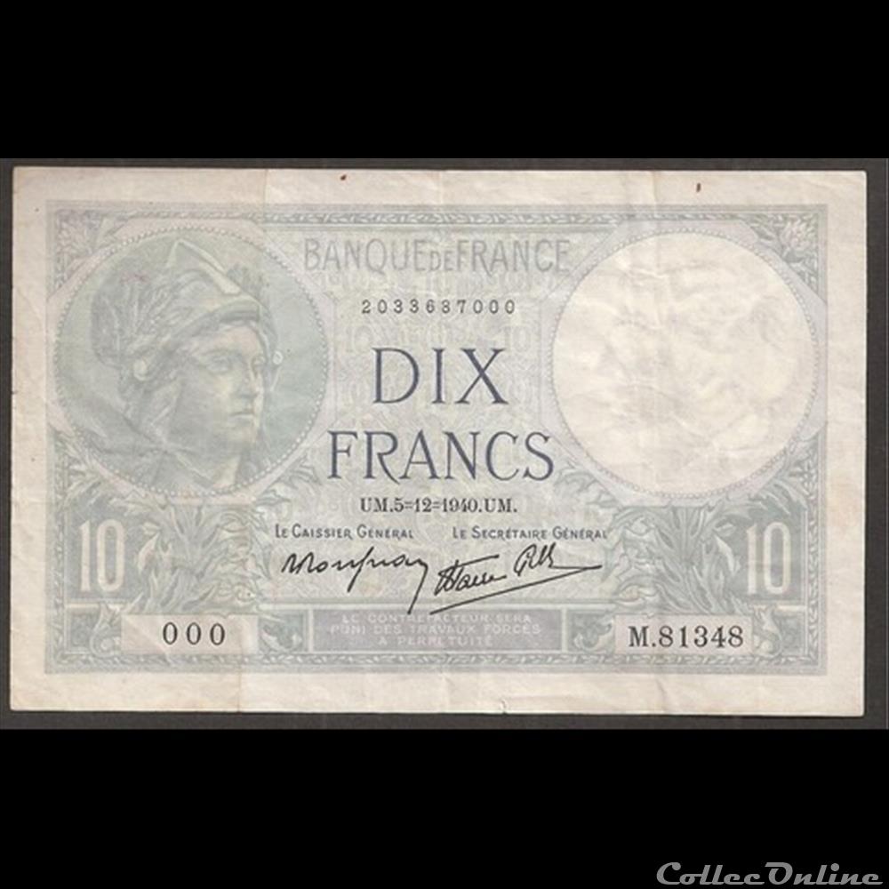 billet france diver 10 f minerve