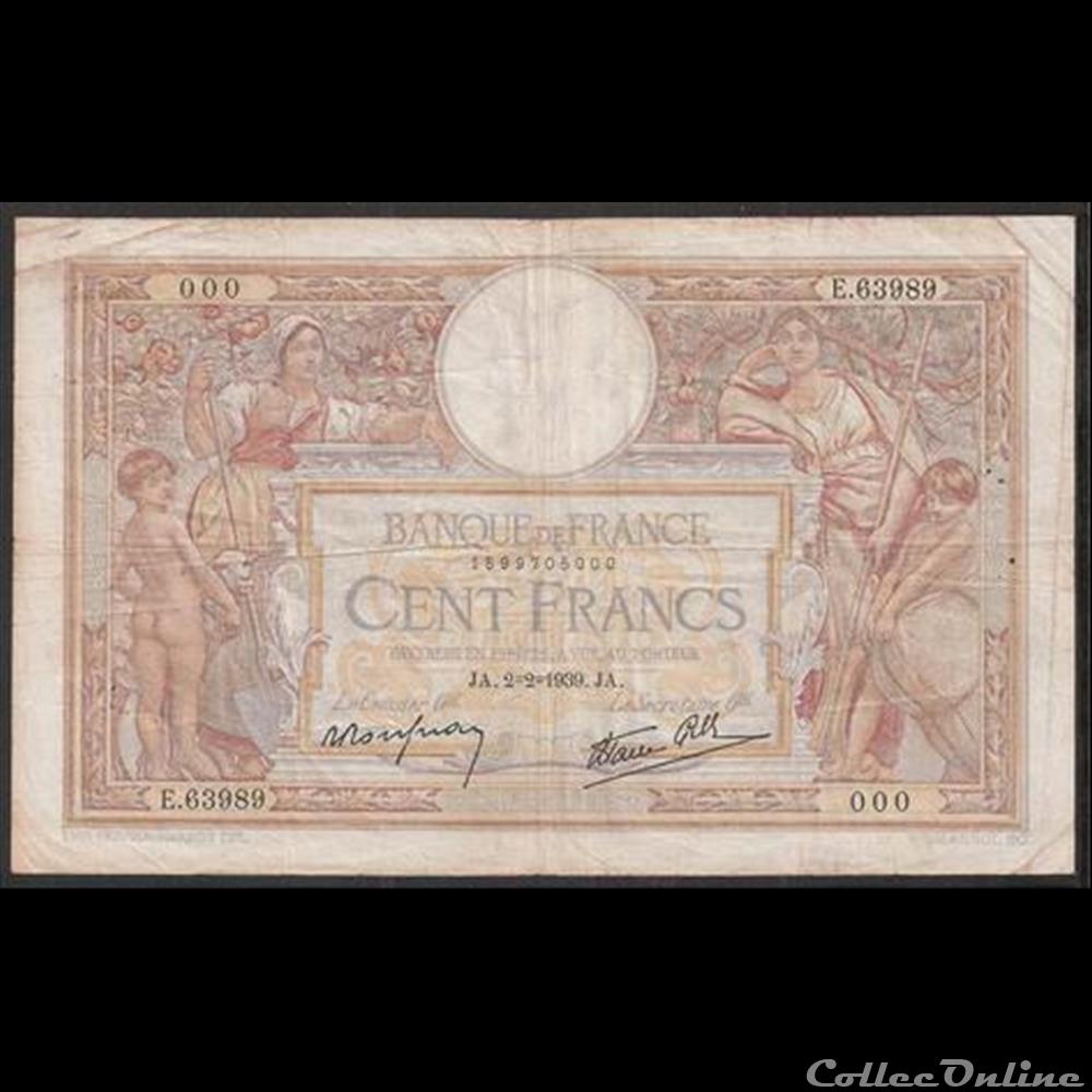billet france diver 100 f merson