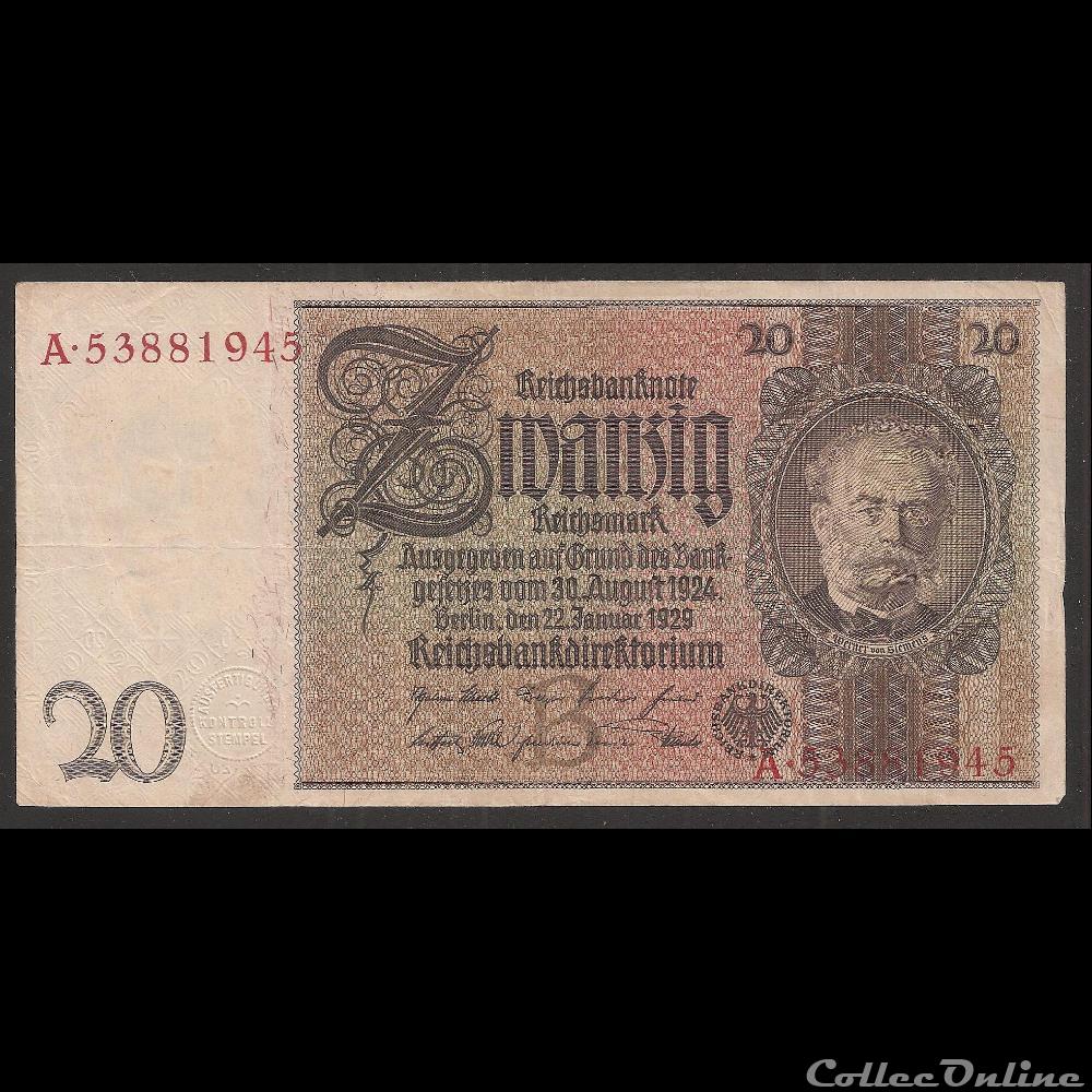 P.181 billet allemagne diver p 181
