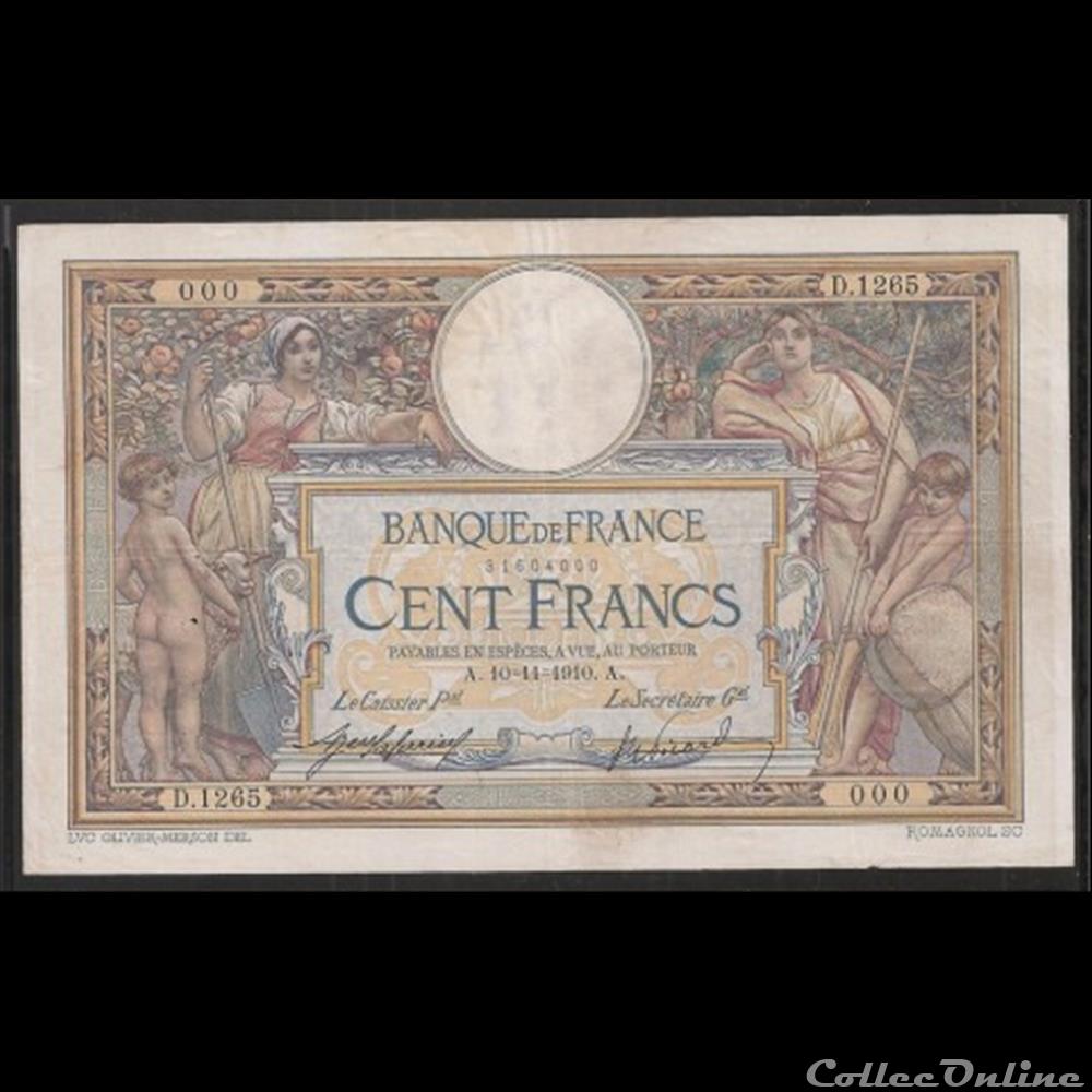 billet france diver 100 f merson