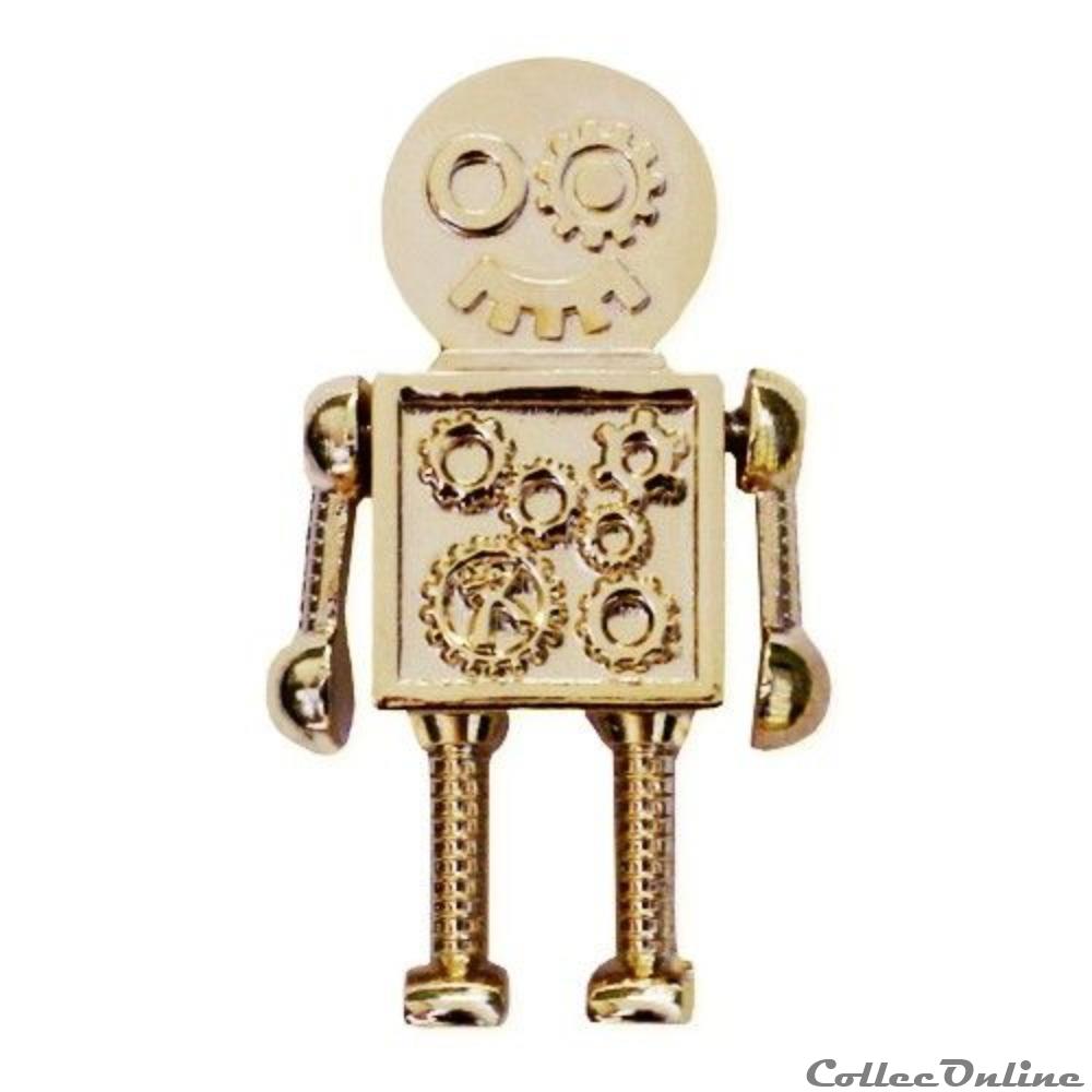 ROBOT GOLD medaille geocoin robot gold