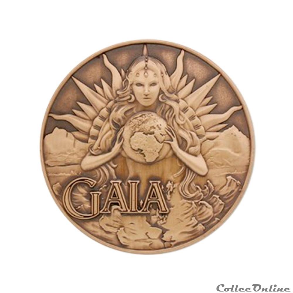 GAIA medaille geocoin gaia