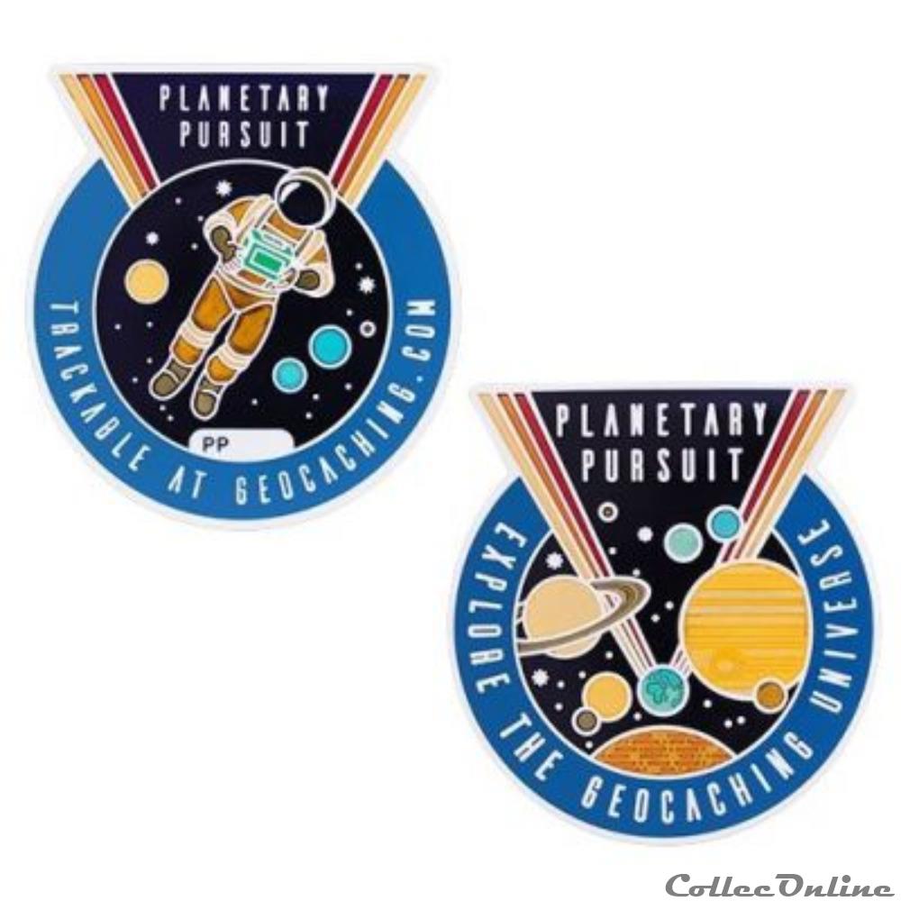 Planetary Pursuit medaille geocoin planetary pursuit