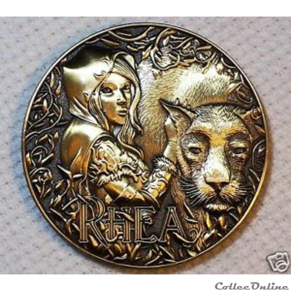 RHEA medaille geocoin rhea