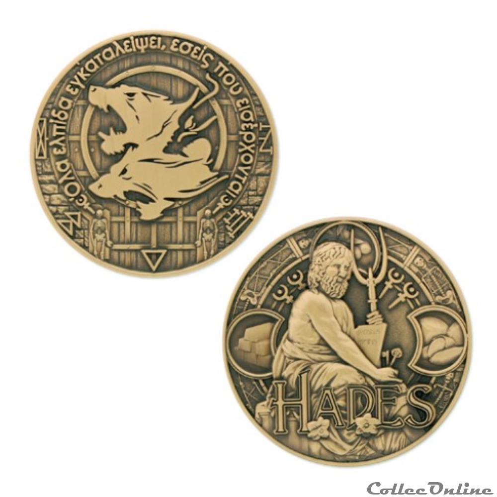 medaille geocoin hades
