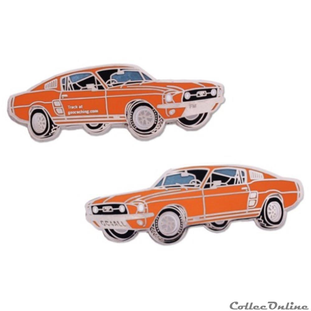 Mustang Geocoin - 1967 Ford Mustang Fastback medaille mustang geocoin 1967 ford mustang fastback
