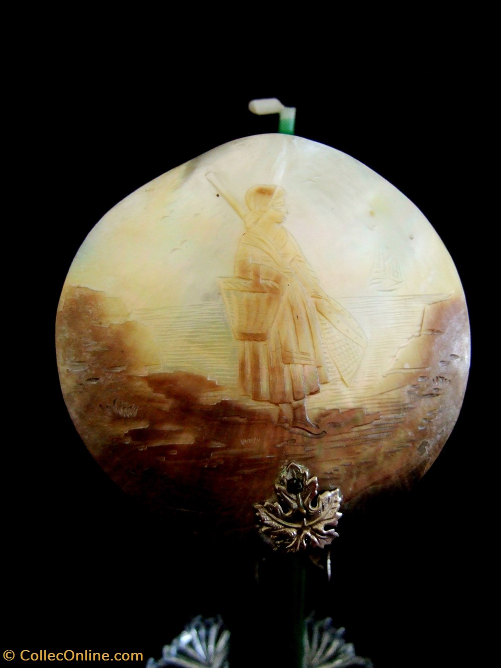 Paire de bougeoirs avec écran de lumière à pincer sur la bougie 3 art antiquites eclairage ancien paire de bougeoirs avec ecran de lumiere a pincer sur la bougie