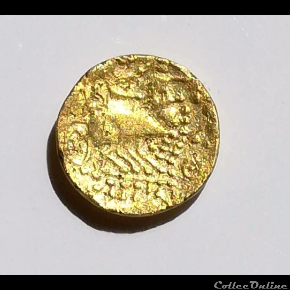 Quart de statere au revers imité de Philippe de Macédoine 3 monnaie antique gauloise quart de statere au revers imite de philippe de macedoine