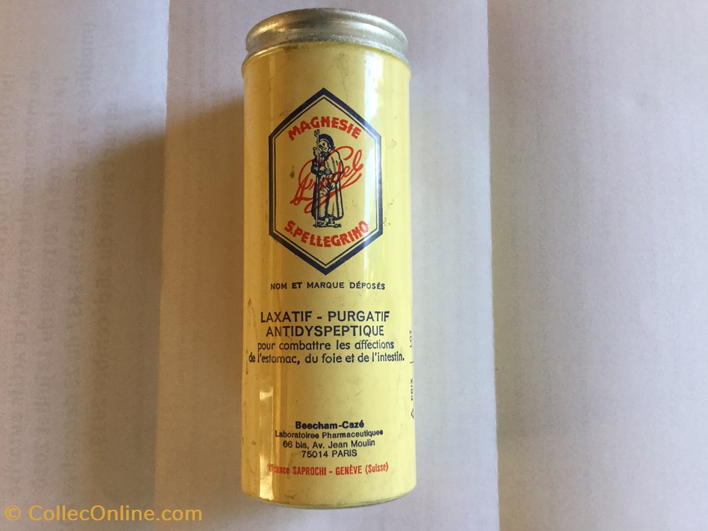 Magnésie S.PELLEGRINO Granulés 90g divers boites en tole magnesie s pellegrino granules 90g
