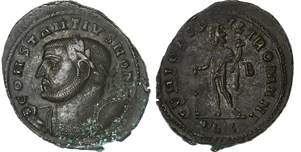 Constantius I monedas antiguas constantius a