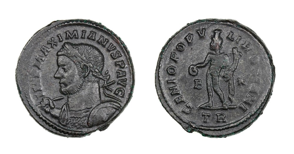 Maximianus monedas antiguas maximianus