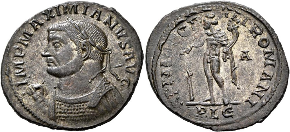 monedas antiguas maximanus b