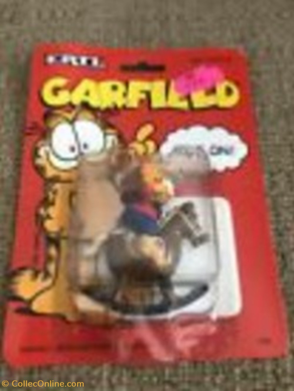 Garfield Ertl Ride On! Figure figurines garfield ertl ride on figure