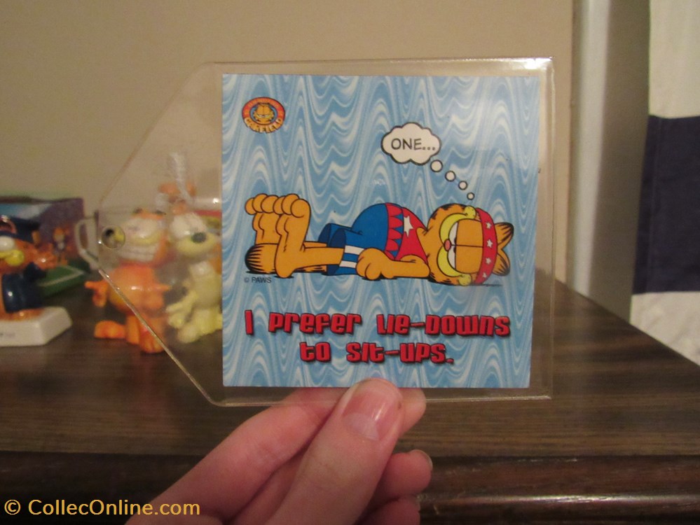 Garfield I Prefer Lie Downs to Sit Ups Magnet miscellaneous decorations magnets stickers garfield i prefer lie downs to sit ups magnet