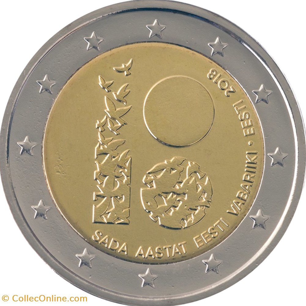 ESTONIE 2018 monnaies euros a estonie 2018