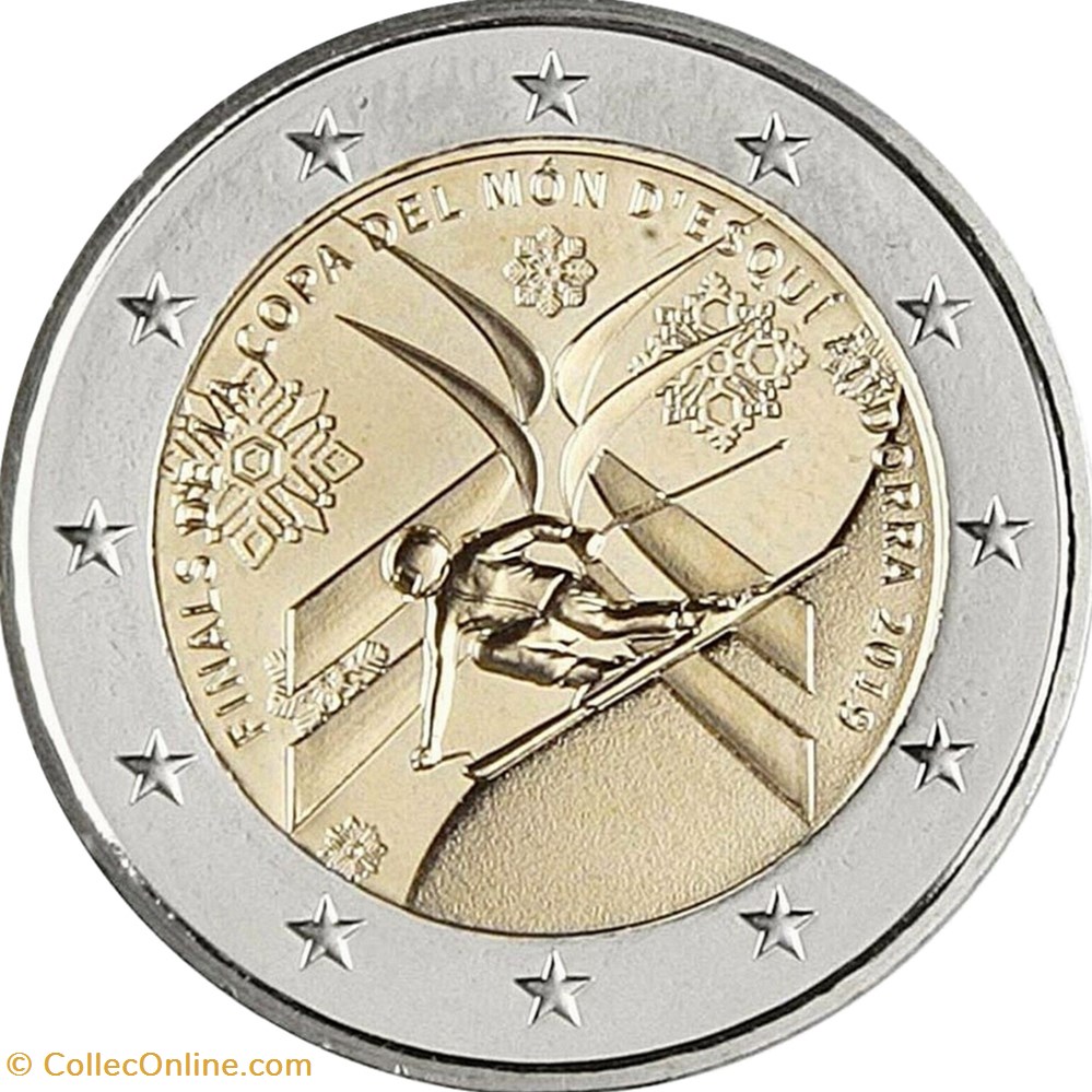 ANDORRE 2019 (2) monnaies euros andorre 2019 2