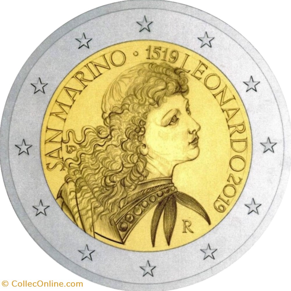 monnaies euros saint marin 2019