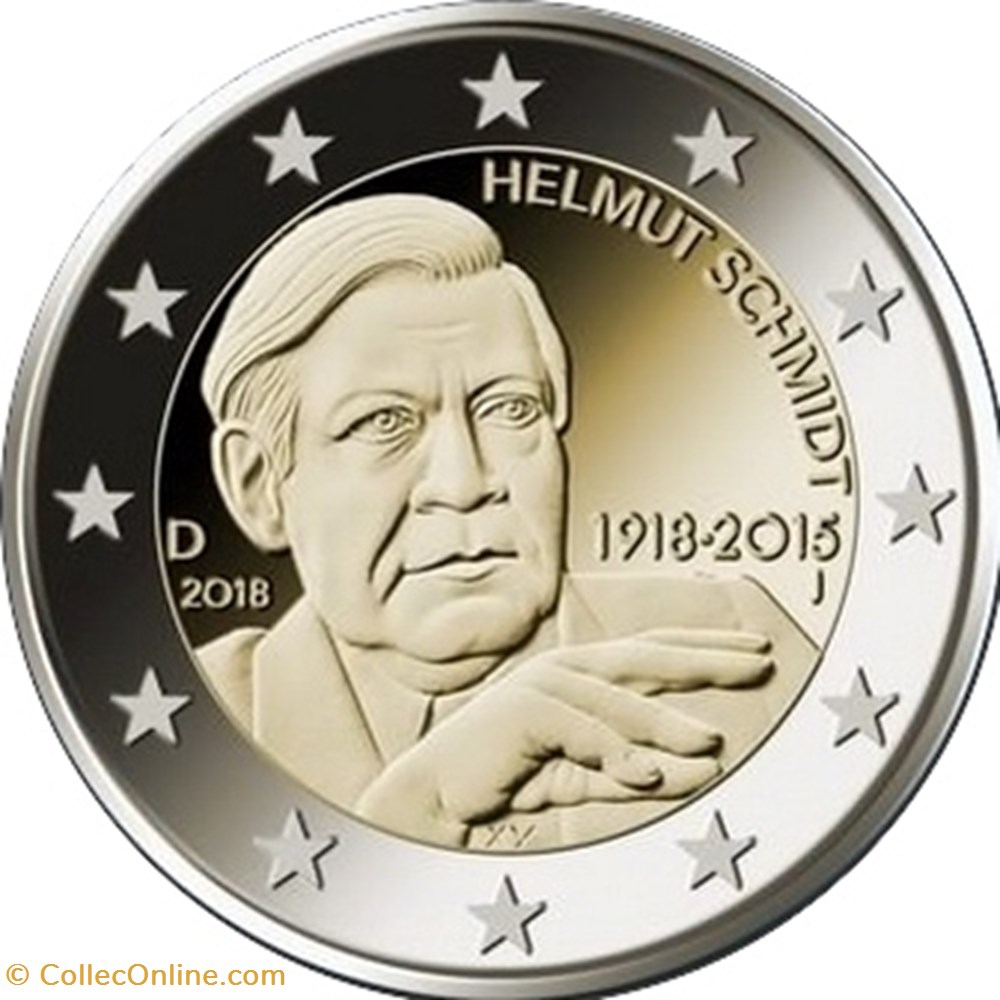 monnaies euros allemagne 2018