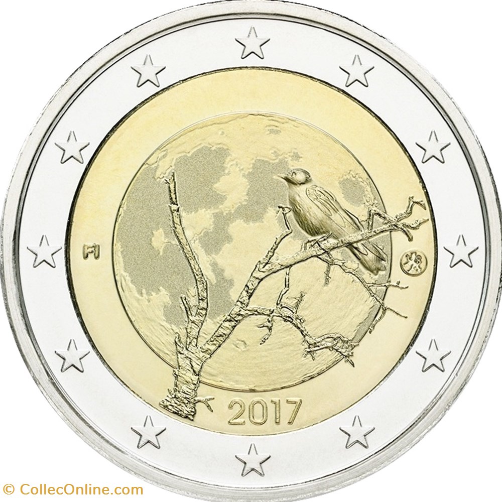 FINLANDE 2017 (2) monnaies euros finlande 2017 2
