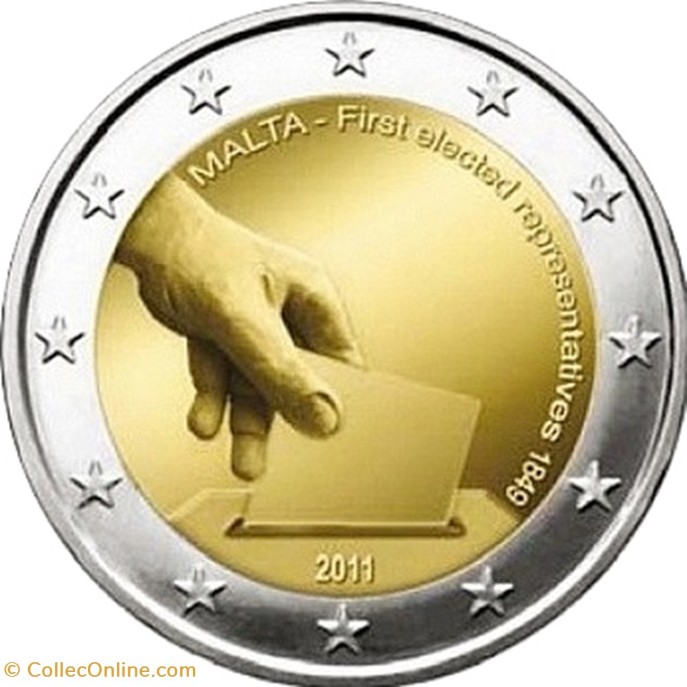 MALTE 2011 monnaie euro malte 2011