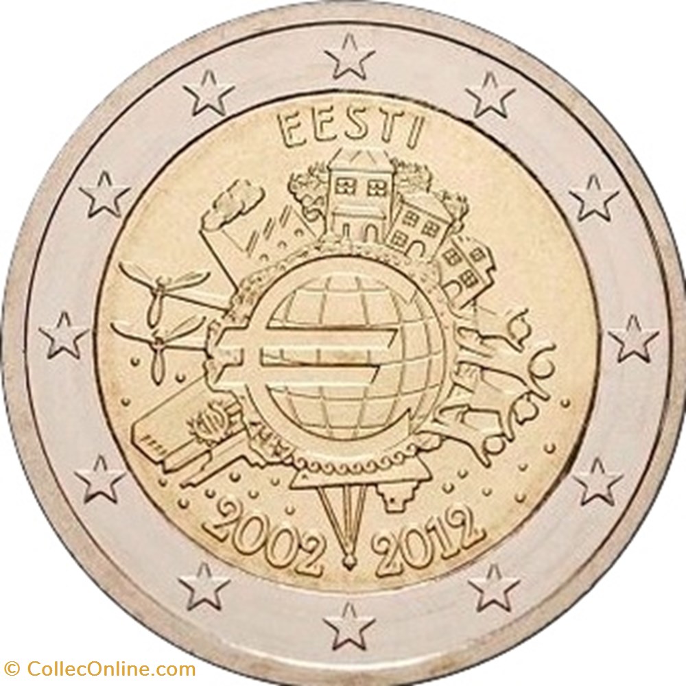 ESTONIE 2012 (€) monnaie euro a estonie 2012