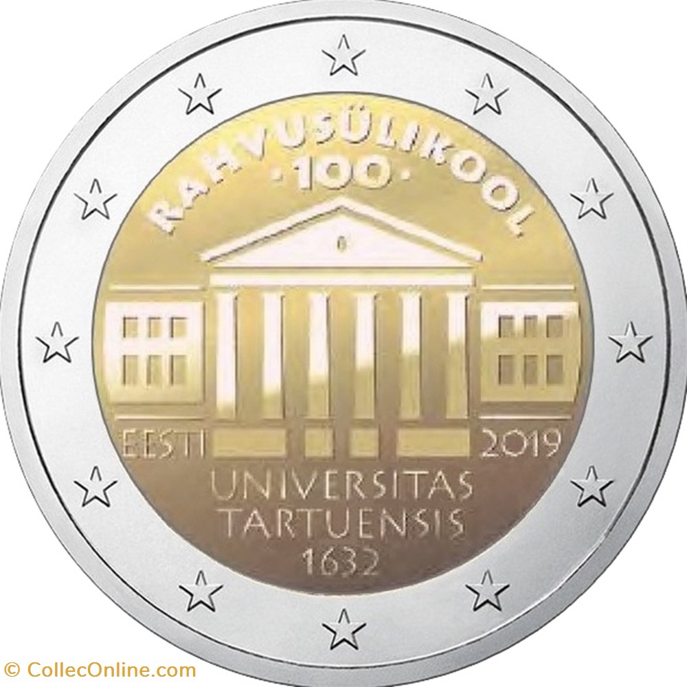 monnaies euros a estonie 2019