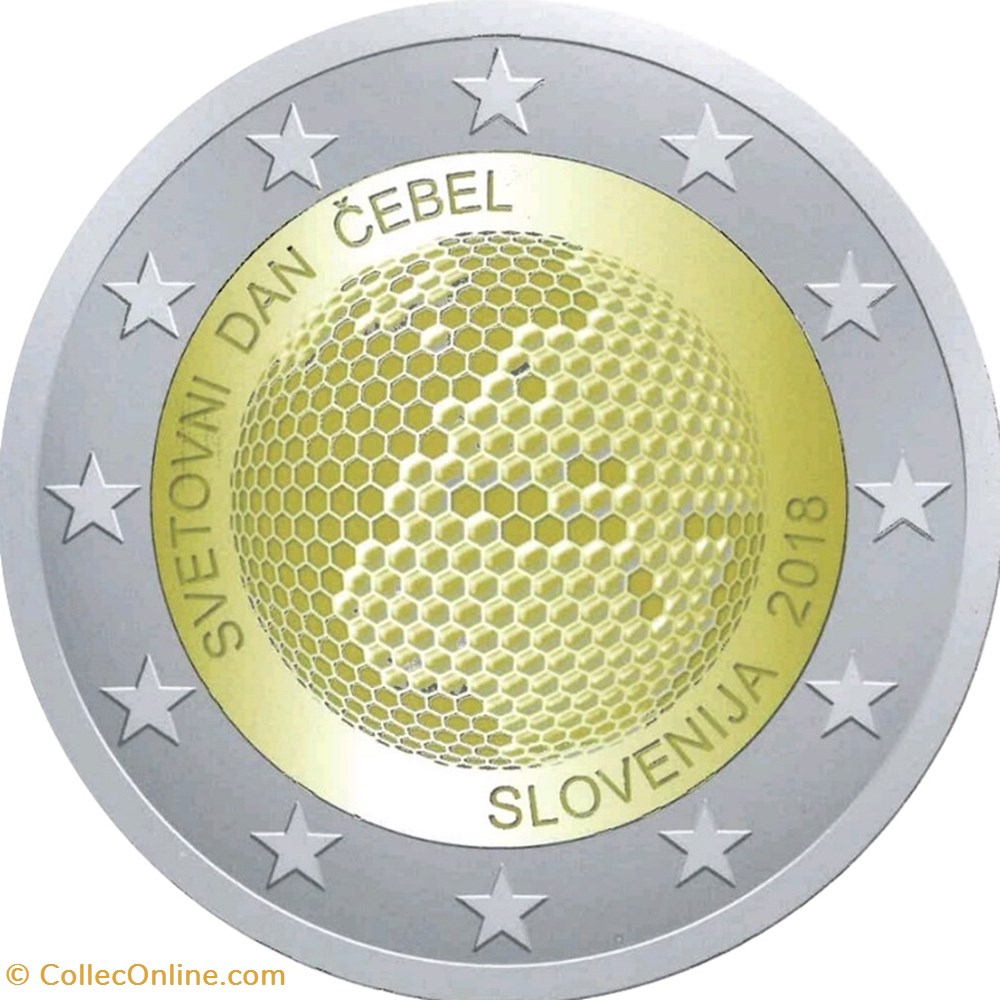 SLOVENIE 2018 monnaies euros a slovenie 2018
