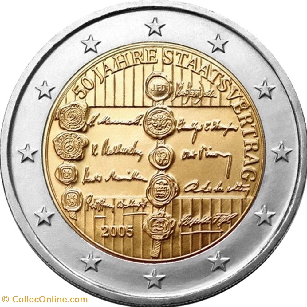 AUTRICHE 2005 monnaie euro autriche 2005
