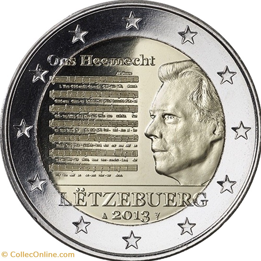 LUXEMBOURG 2013 monnaie euro a luxembourg 2013