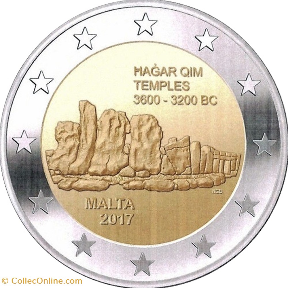 MALTE 2017 monnaies euros malte 2017