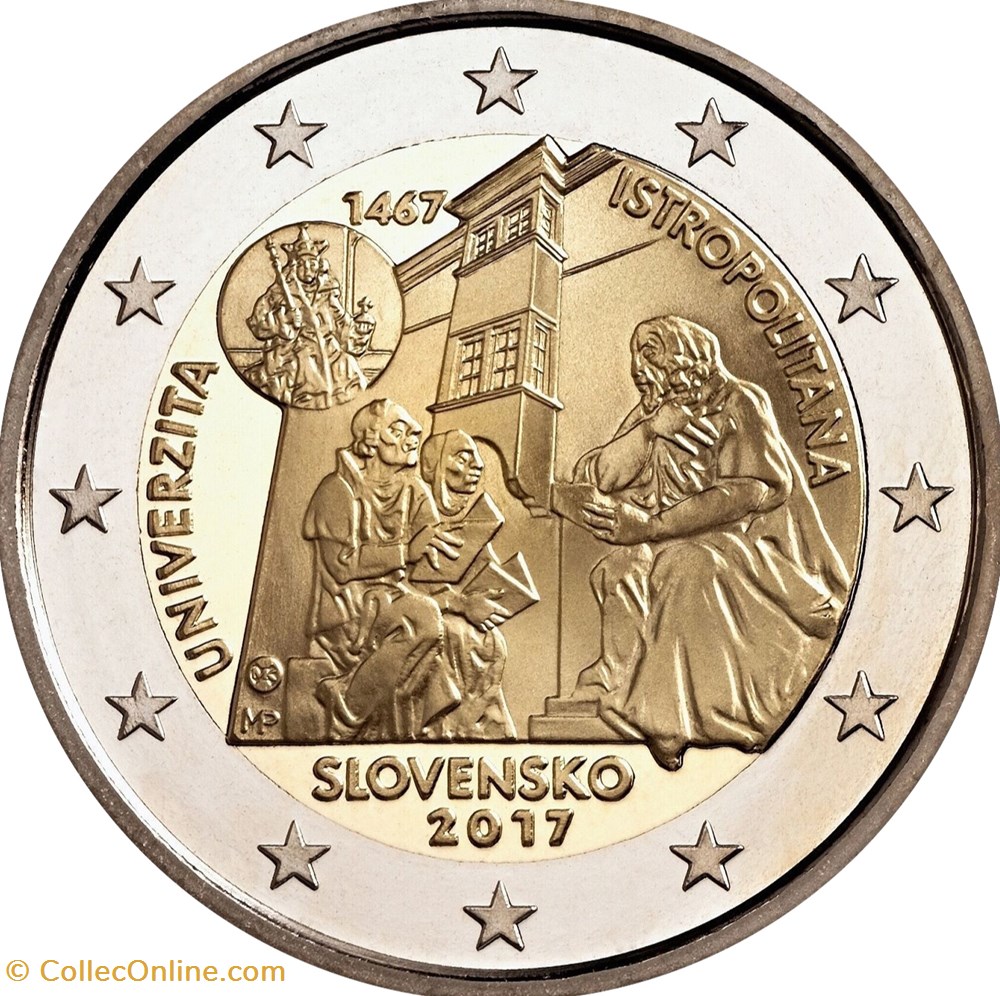 SLOVAQUIE 2017 monnaies euros slovaquie 2017