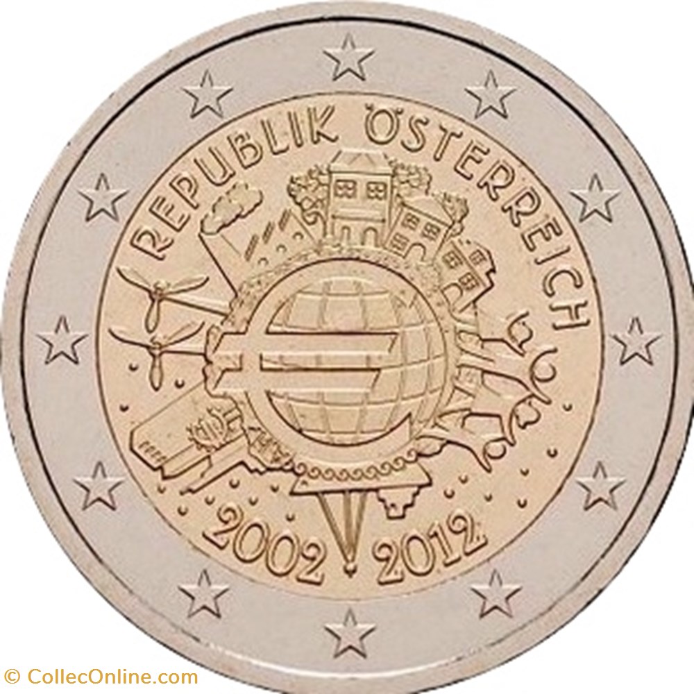 monnaie euro autriche 2012