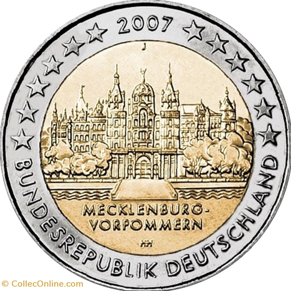 ALLEMAGNE 2007 monnaie euro allemagne 2007