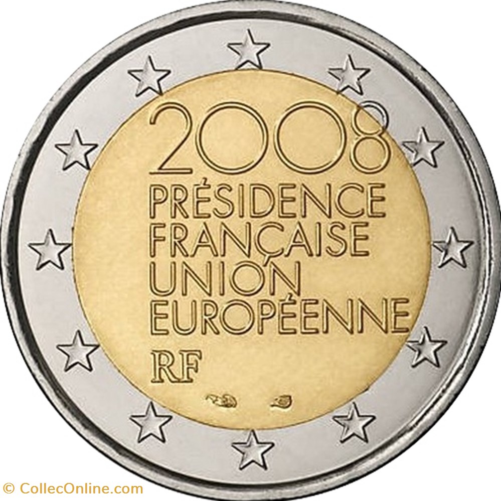 monnaie euro france 2008