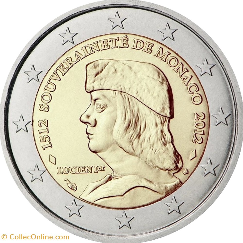 monnaie euro monaco 2012