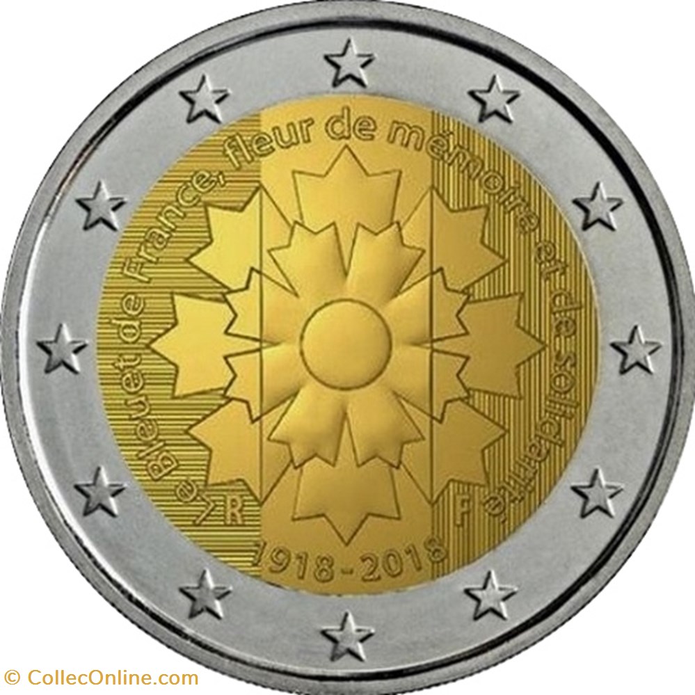 monnaie euro france 2018