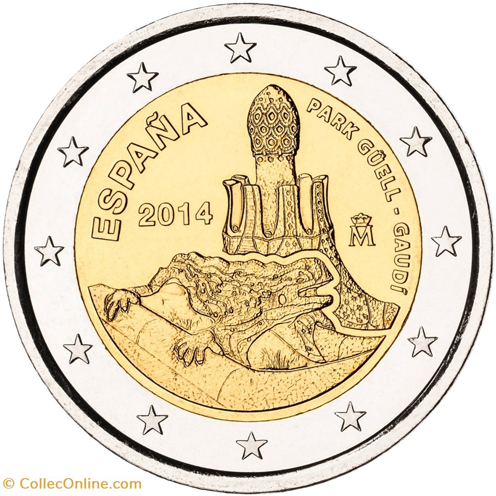 ESPAGNE 2014 monnaie euro espagne 2014