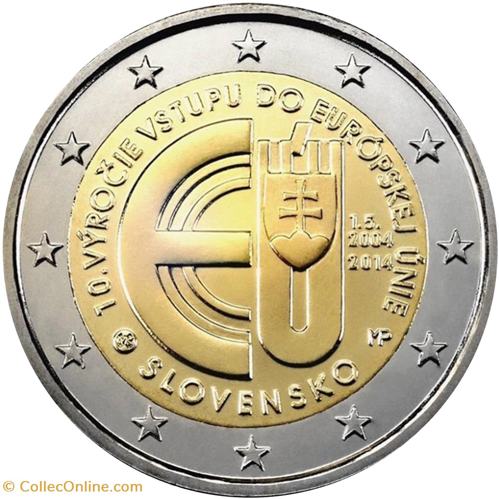 SLOVAQUIE 2014 monnaie euro slovaquie 2014