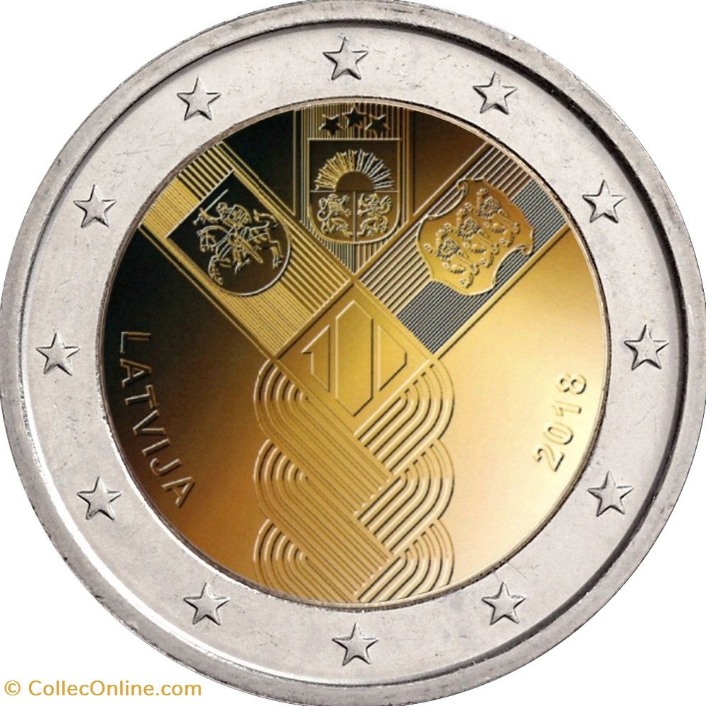 monnaies euros lituanie 2018