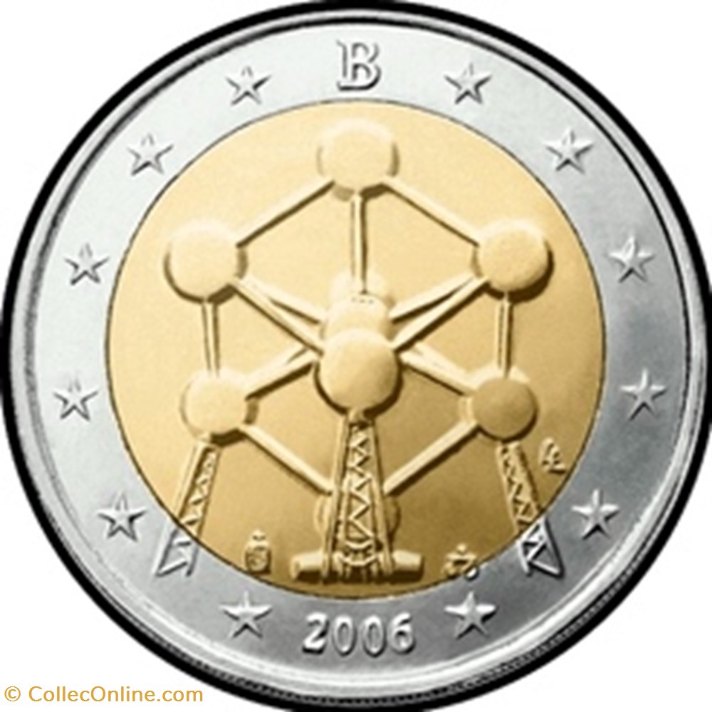 monnaie euro a belgique 2006