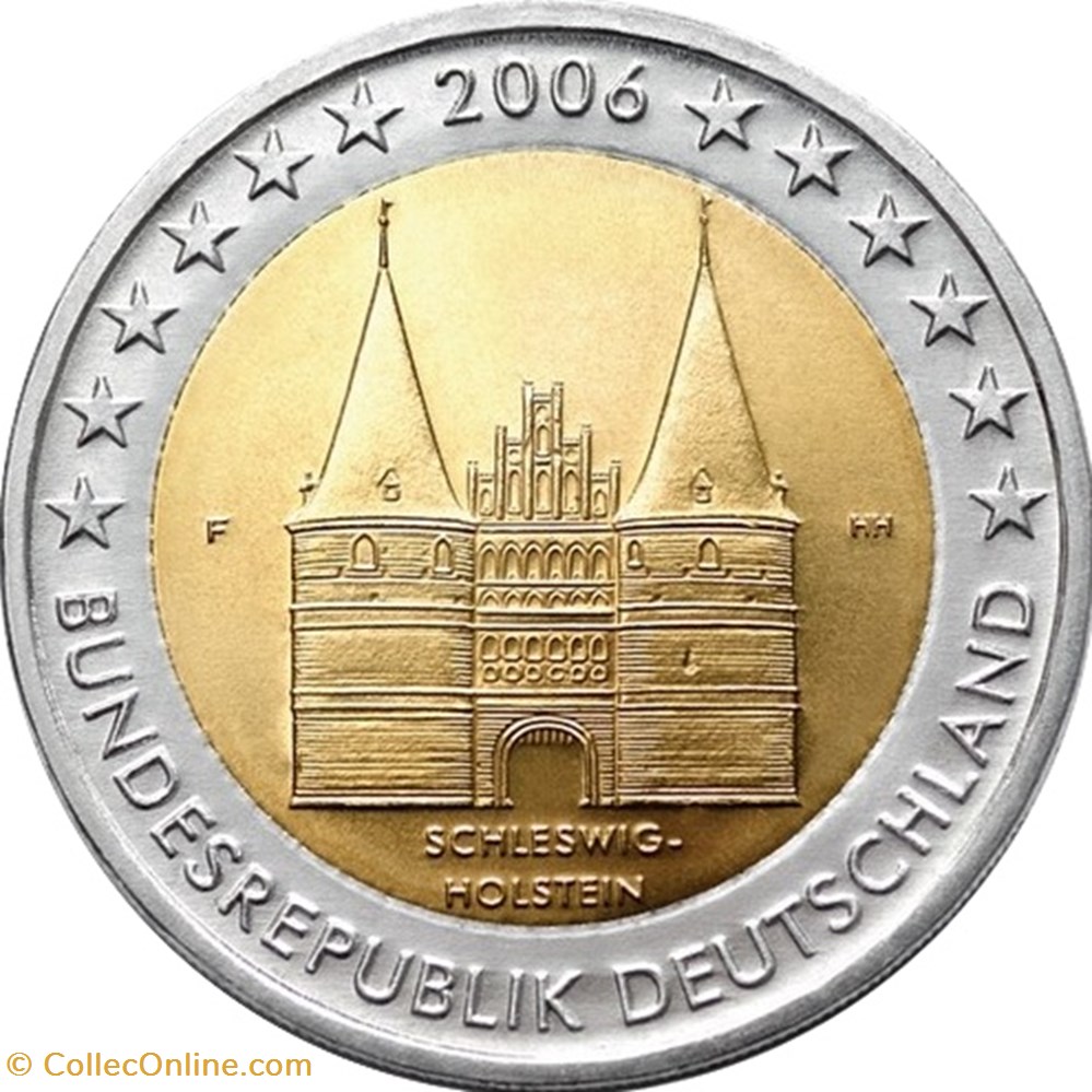 monnaie euro allemagne 2006
