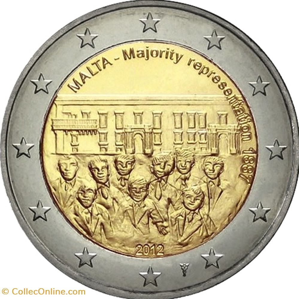MALTE 2012 monnaie euro malte 2012