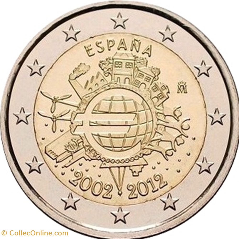 ESPAGNE 2012 (€) monnaies euros espagne 2012