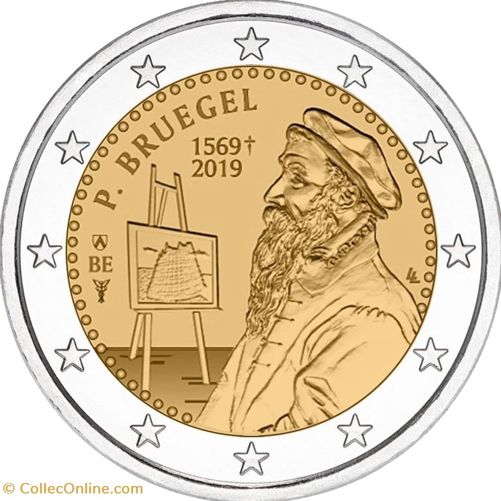 monnaies euros a belgique 2019