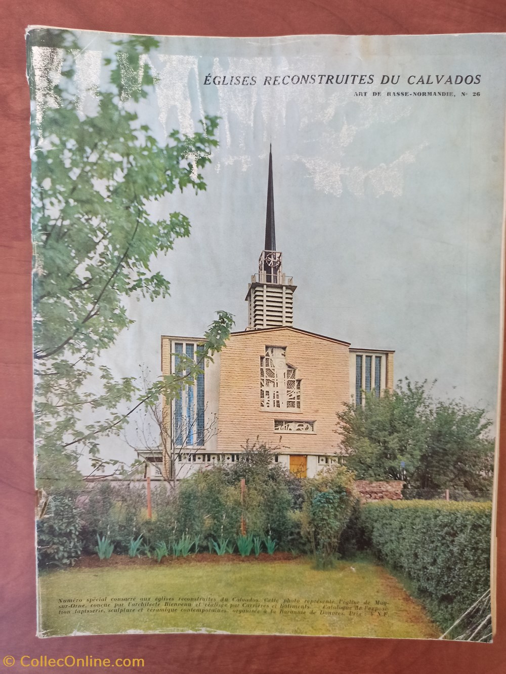 ART de BASSE-NORMANDIE n°26 2e trim. 1962 Églises reconstruites du Calvados antiquites archeologie art de basse normandie n 26 2e trim 1962 eglises reconstruites du calvados